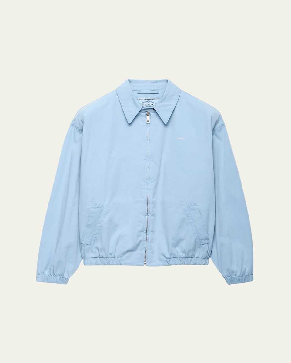 Cotton Gabardine Blouson Jacket